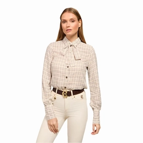 Hot Sale Alert Dont Miss Big Savings Holland Cooper Heritage Ladies Shirt - Cheltenham Camel Check