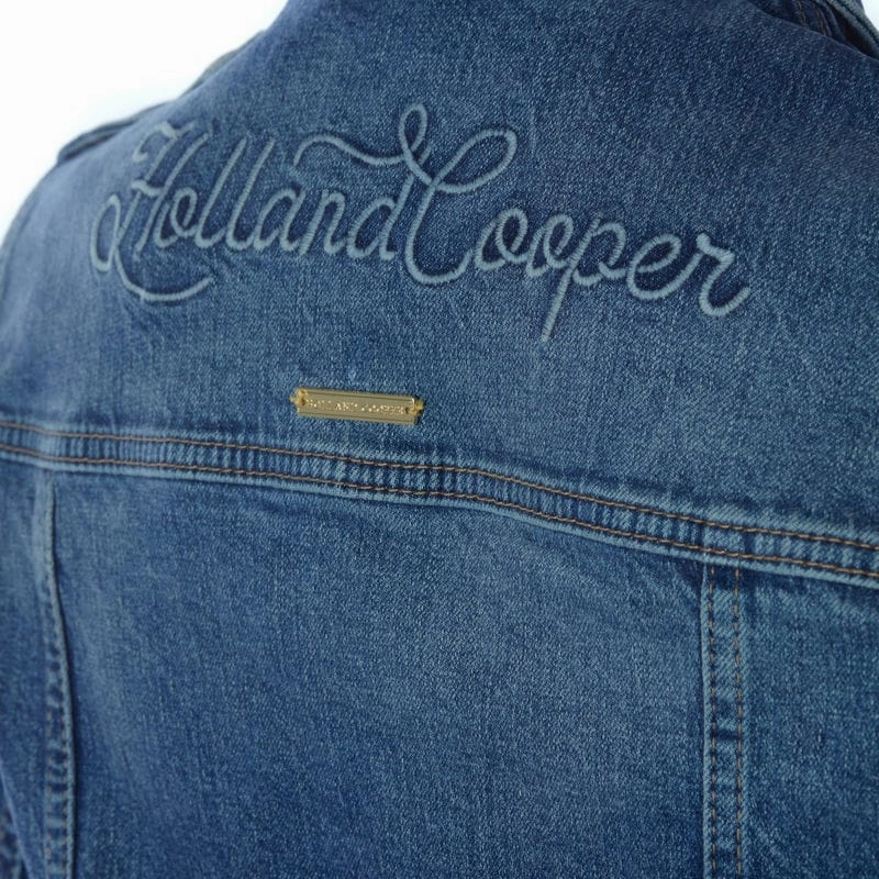 Hot Offer Inside Shop Grab Savings Holland Cooper Iconic Ladies Denim Jacket - Classic Indigo