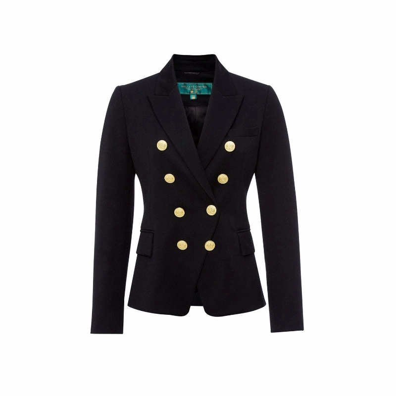 Holland Cooper Knightsbridge Ladies Blazer - Navy Barathea Today Only Special Hot Offer Ending Soon