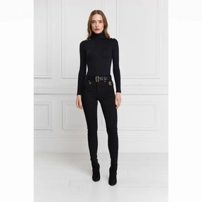 Shop Grab Savings Mega Sale Now Holland Cooper Ladies Jodhpur Jeans - Black