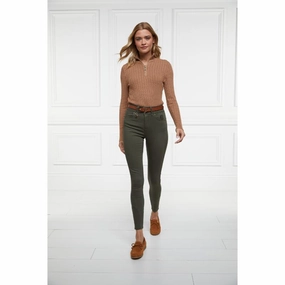 Daily Clearance Deal Best Seller Deal Holland Cooper Ladies Jodhpur Jeans - Hunter Green