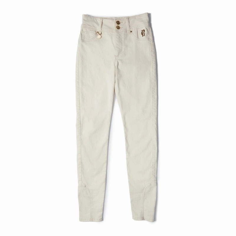 Holland Cooper Ladies Jodhpur Jeans - Oatmeal Clearance Sale