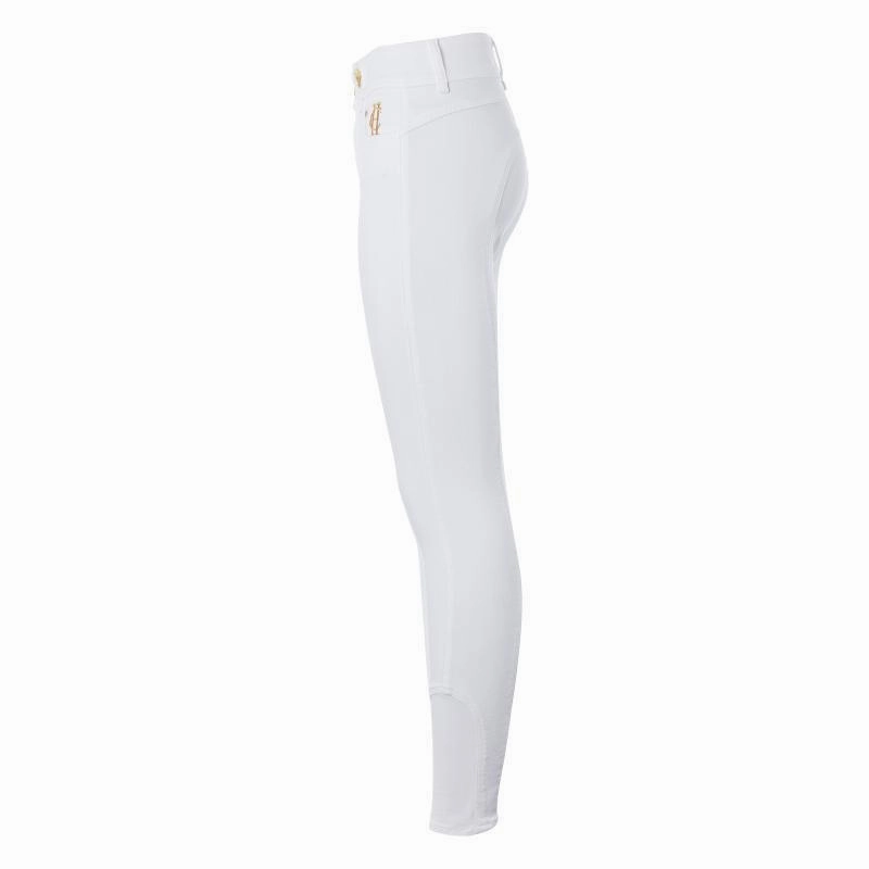 Holland Cooper Ladies Jodhpur Jeans  - White Todays Special Savings