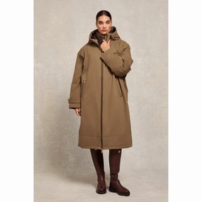 Hot Offer Event Steal Todays Offer Holland Cooper Ladies One-Size Waterproof Country Dry Coat - Mink