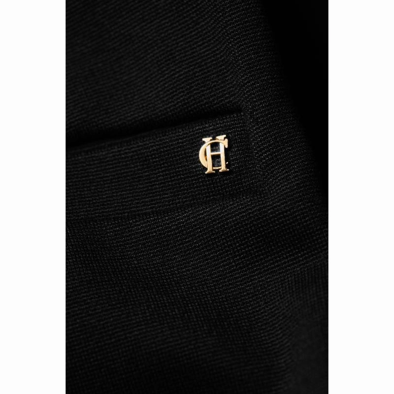 Holland Cooper Ladies Wide Leg Trouser - Black Black Mega Sale Now