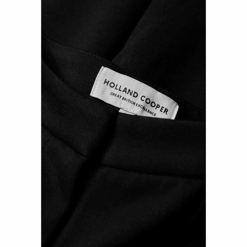 Holland Cooper Ladies Wide Leg Trouser - Black Black Today Only Discount Alert Trendy Picks Today