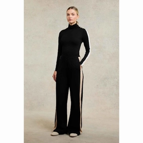 Hot Price Drop Holland Cooper Ladies Wide Leg Trouser - Black