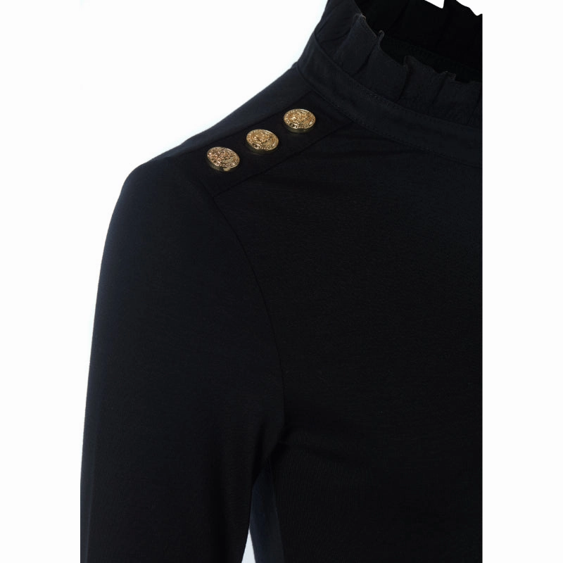 Holland Cooper Lilibet Ladies Jersey Long Sleeve Tee - Black Special Deals Online Dont Miss Hot Deals