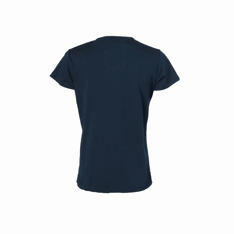 Limited Time Sale Holland Cooper Monogram Ladies T-Shirt - Ink Navy