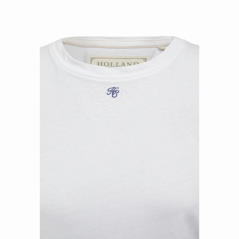 Holland Cooper Monogram Ladies T-Shirt - White Special Deals Online Hot Offer Event