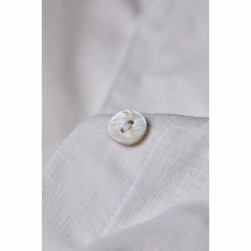 Holland Cooper Relaxed Fit Ladies Linen Shirt - Optic White Today Only Steal