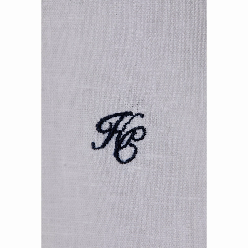 Clearance Steal Today Holland Cooper Relaxed Fit Ladies Linen Shirt - Optic White