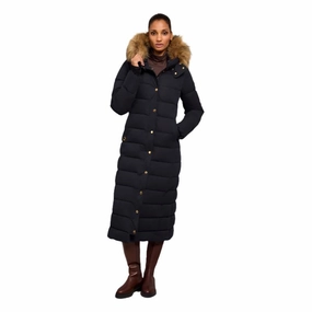 Holland Cooper Stoneleigh Longline Ladies Coat - Ink Navy Shop Save Today Hot Offer Ending Soon