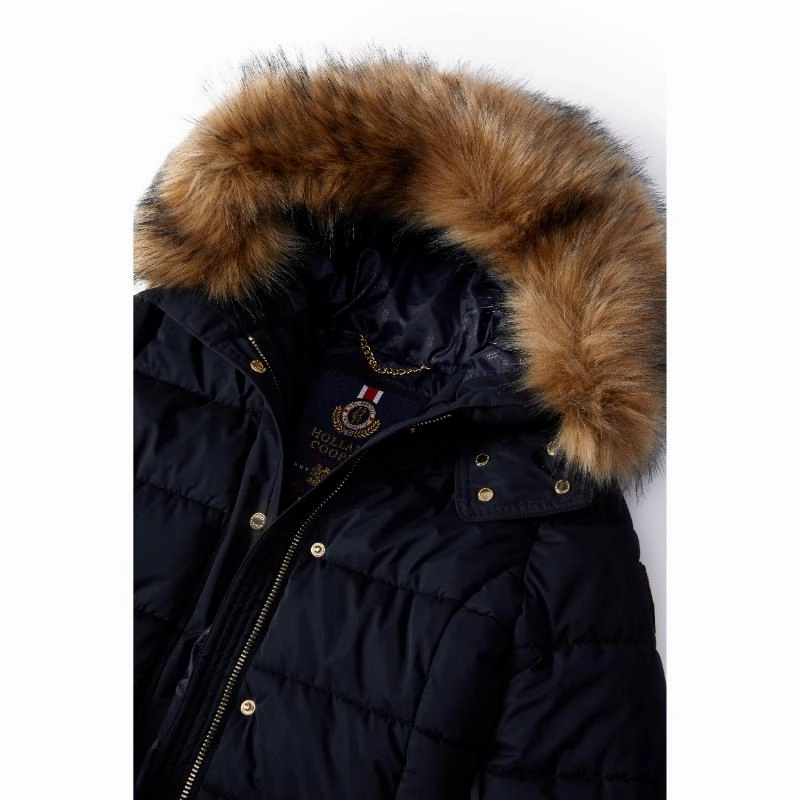Limited Edition Offer Holland Cooper Stoneleigh Longline Ladies Coat - Ink Navy