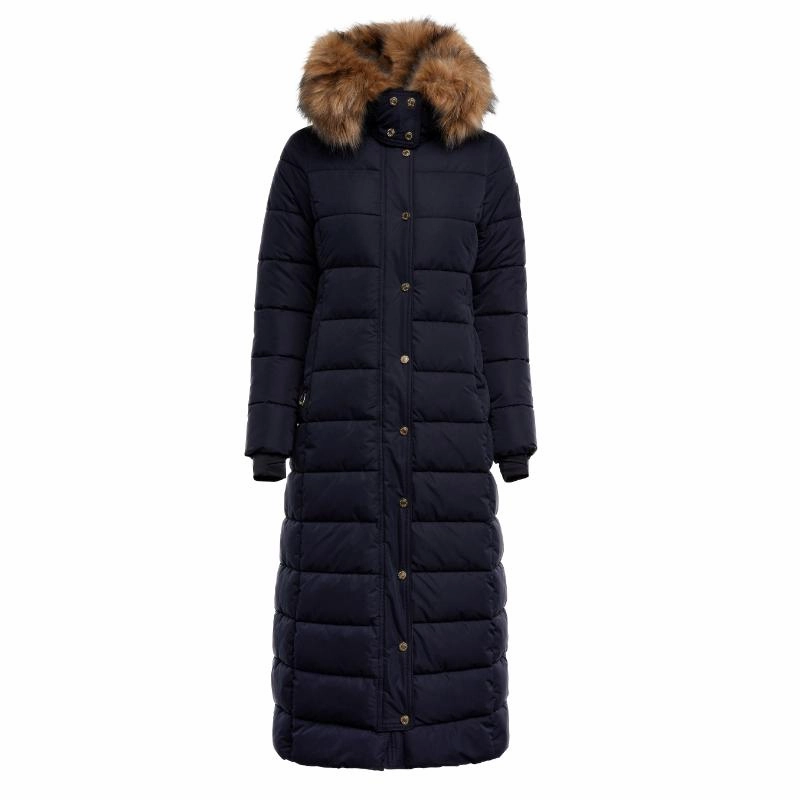Holland Cooper Stoneleigh Longline Ladies Coat - Ink Navy Grab Your Deal Today Hot Offer Event