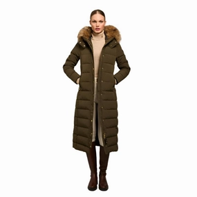 Holland Cooper Stoneleigh Longline Ladies Coat - Khaki Price Drop Alert