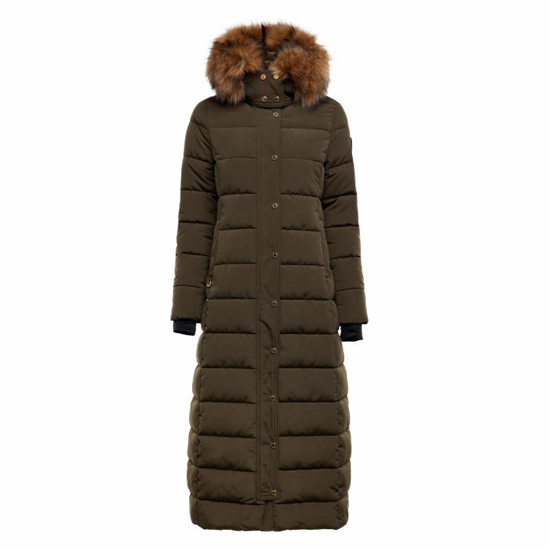Price Drop Frenzy Online Exclusive Steal Holland Cooper Stoneleigh Longline Ladies Coat - Khaki