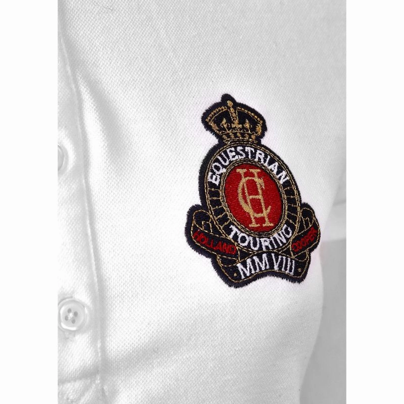 Dont Miss Out Holland Cooper Team Ladies Polo Shirt - White