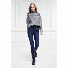 Holland Cooper Thermal Jodhpur Ladies Jeans - Dark Indigo Best Price Today