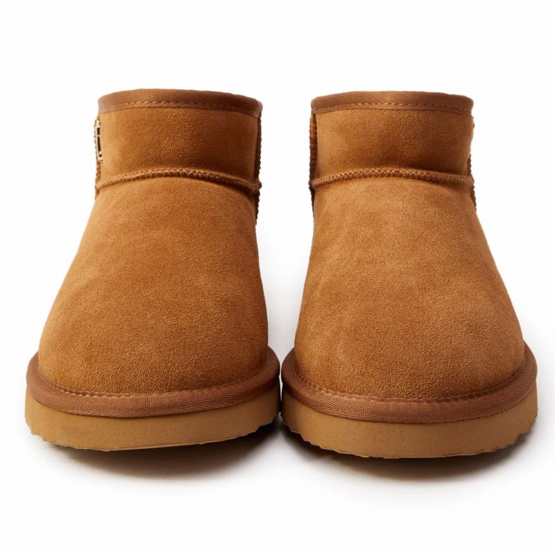 Holland Cooper Ultra Mini Ladies Shearling Boots - Tan Save Big Today