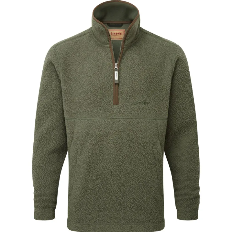 Today Only Hot Sale Schoffel Berkeley Retro 1/4 Zip Fleece - Woodland