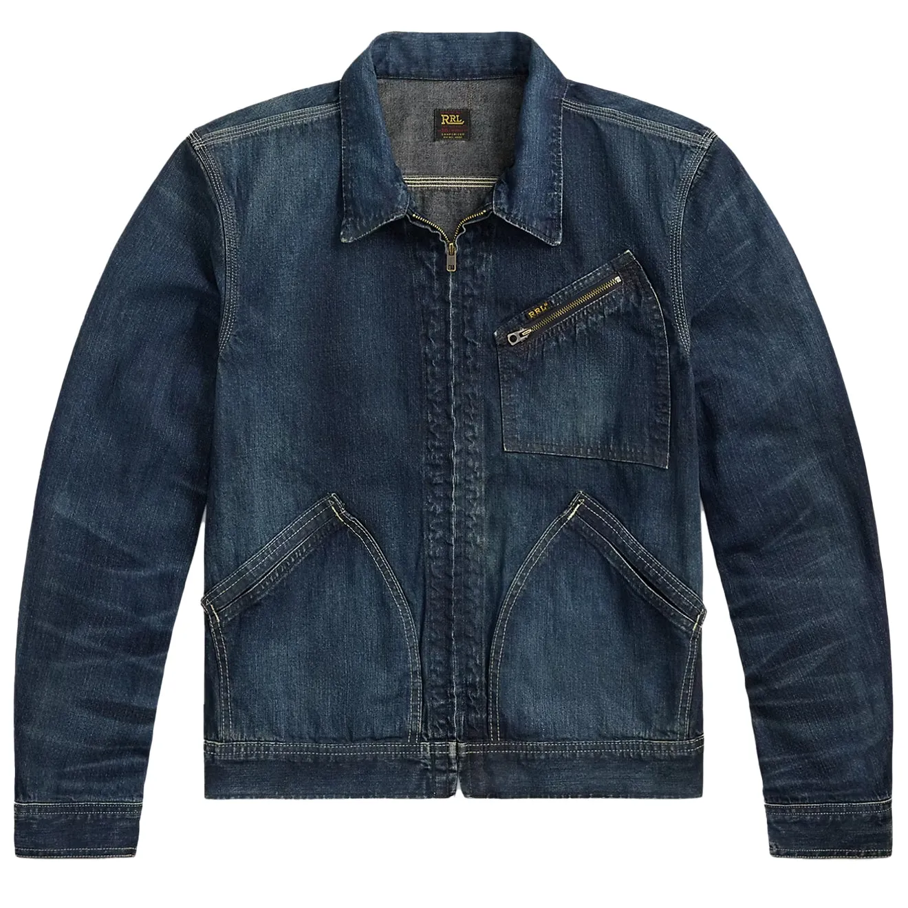 Instant Deal Today Rrl By Ralph Lauren Jacket Unlined Shirt Jacket Leyton Wash