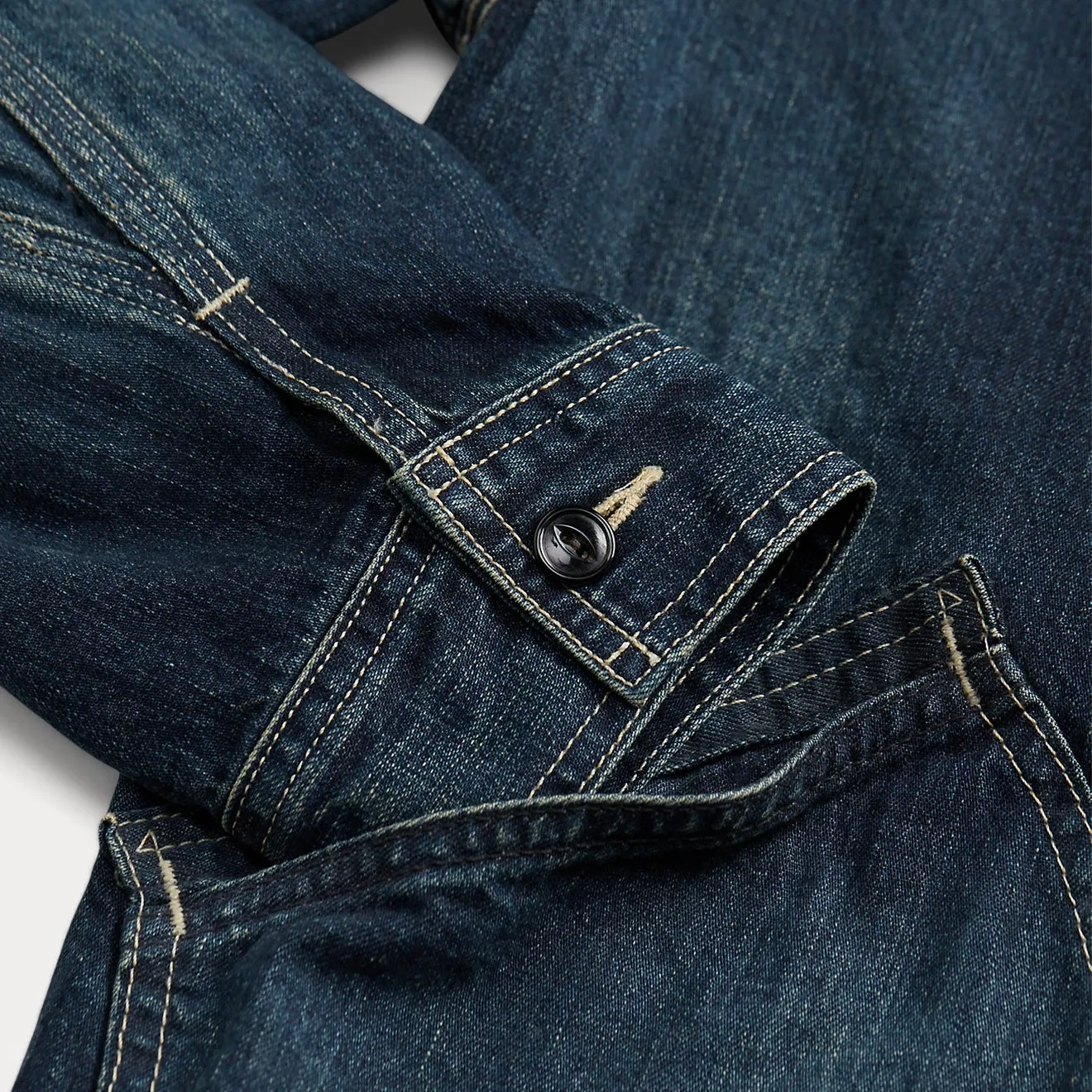 Perfect Gift Sale Limited Stock Deals Rrl By Ralph Lauren Jacket Unlined Shirt Jacket Leyton Wash