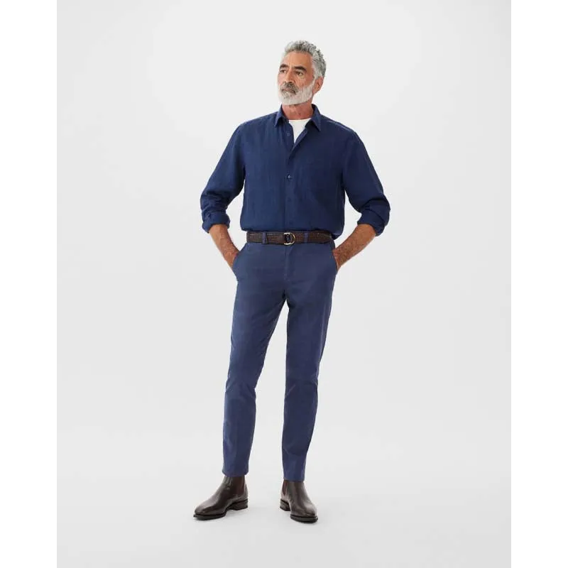 R.M.Williams Berwick Mens Chino Trousers - Blue Todays Hot Pick