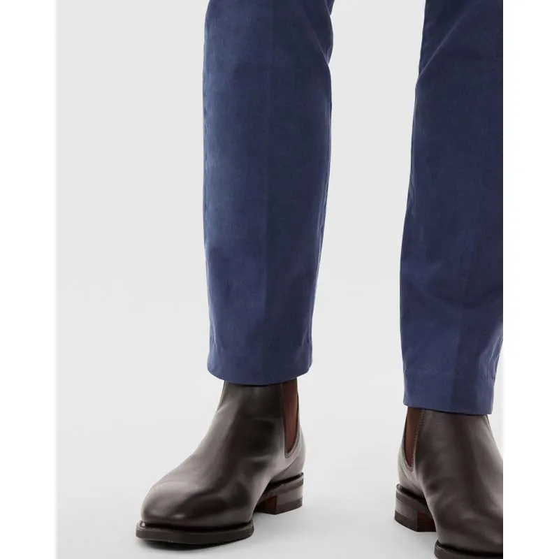 R.M.Williams Berwick Mens Chino Trousers - Blue Hot Savings Alert