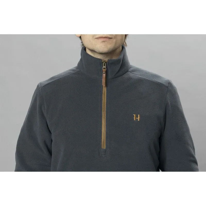 Harkila Sandhem 200 Mens 1/4 Zip Fleece Pullover Jumper - Dark Navy Special Deals Online