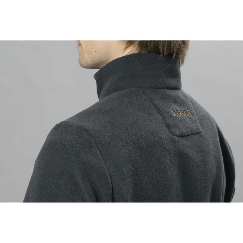 Harkila Sandhem 200 Mens 1/4 Zip Fleece Pullover Jumper - Dark Navy Weekend Specials