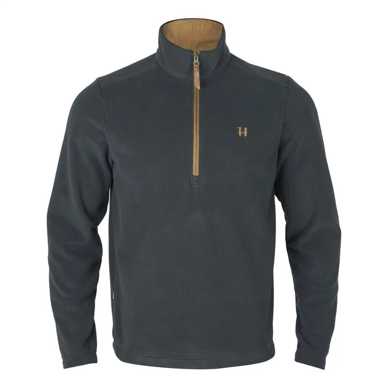 Harkila Sandhem 200 Mens 1/4 Zip Fleece Pullover Jumper - Dark Navy Special Price Today Hot Offer Frenzy