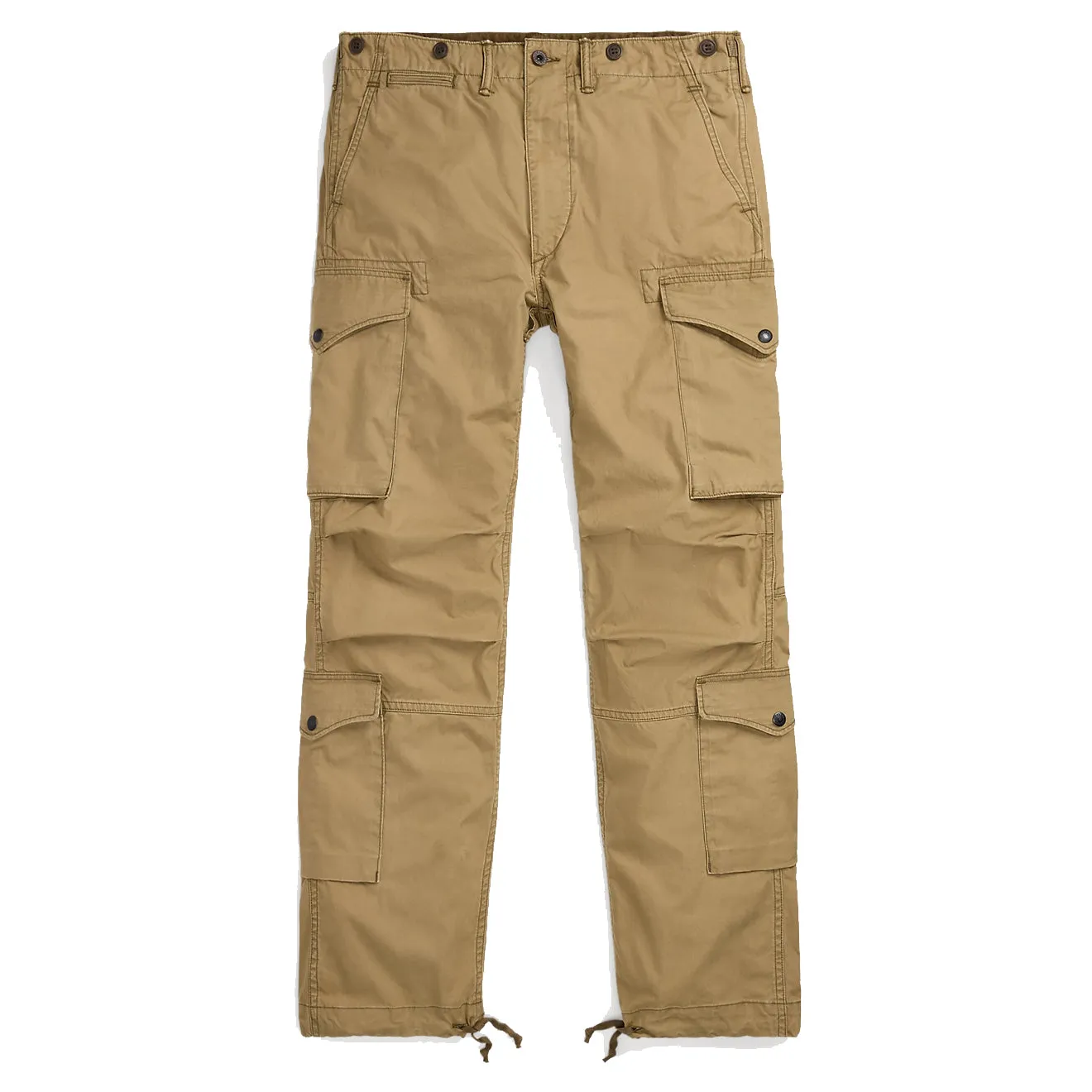 Rrl By Ralph Lauren Regiment Poplin Cargo Trouser Dark Khaki Shop the Best Deals