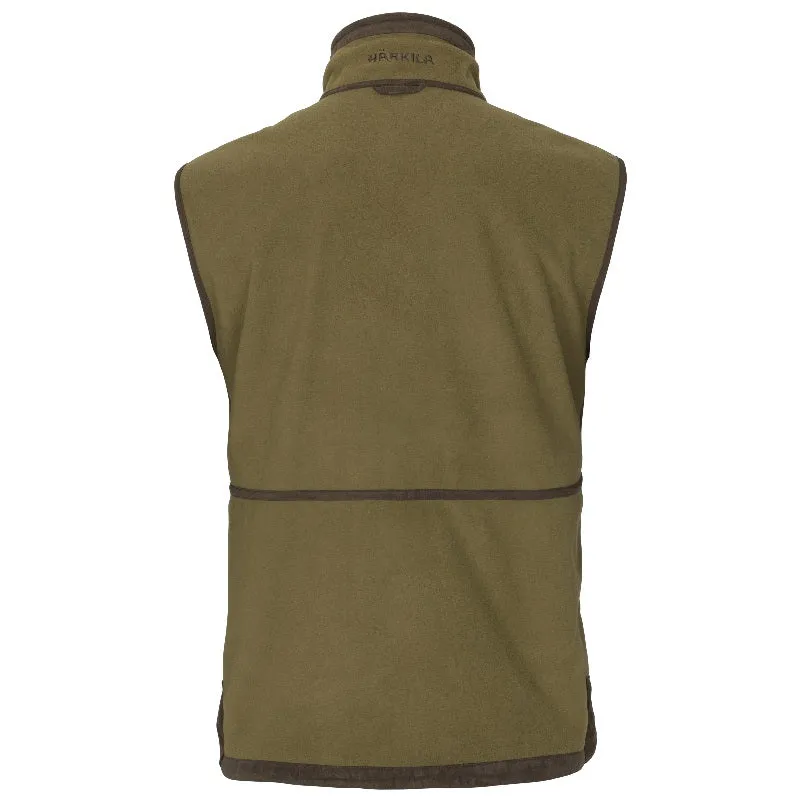 Hot Sale Frenzy Grab It Fast Harkila Kamko Estate Wsp Mens Reversible Fleece Waistcoat - Dark Olive/Sea Blue