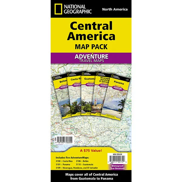 Central America Maps Adventure Pack Clearance Alert Now