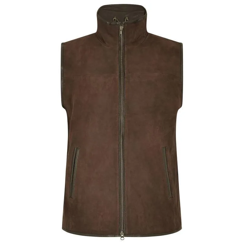 Sweet Deal Inside Dubarry Dunhill Mens Leather Gilet - Walnut