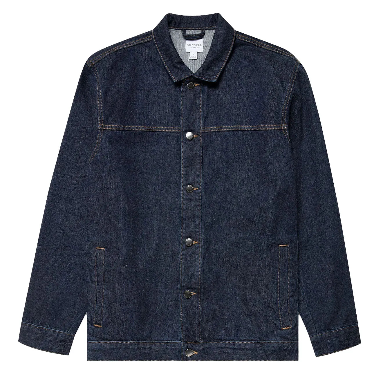 Grab It Now Limited Edition Offer Sunspel Denim Jacket Denim Rinse Wash