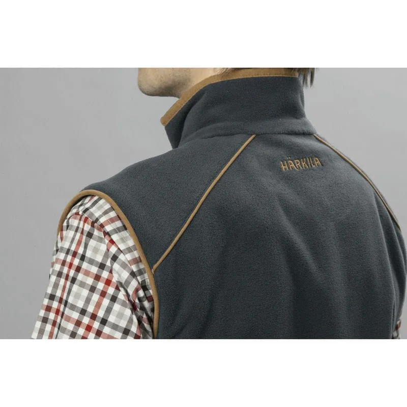 Harkila Sandhem 200 Mens Fleece Gilet - Dark Navy Special Deal Frenzy