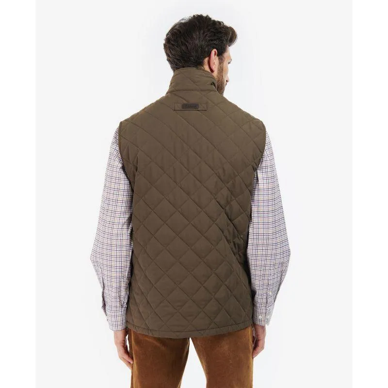 Barbour Shoveler Mens Quilted Gilet - Dark Olive Special Steal Event Limited Offer Alert