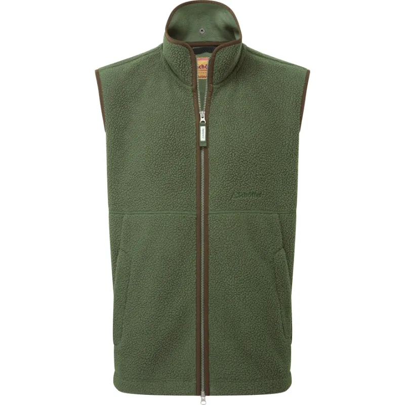 Schoffel Oakham Retro Mens Fleece Gilet - Woodland Special Steal Event Today Only Discount
