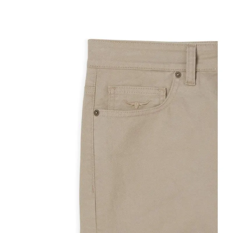 Todays Trending Deals Limited Offer Alert R.M.Williams Mens Loxton Drill Australian Jeans - Buckskin