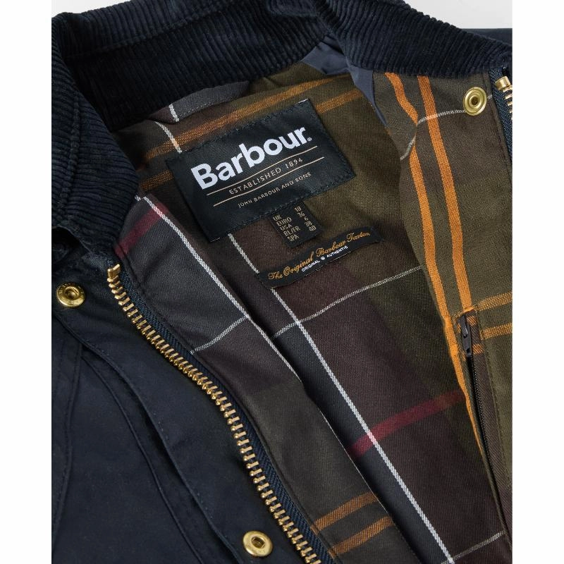 GiftWorthy Sale Grab Your Deal Today Barbour Cropped Beadnell Ladies Wax Jacket - Navy/Classic