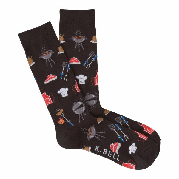 K.Bell Men'S Grill Crew Sock Steal Todays Offer