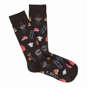 K.Bell Men'S Grill Crew Sock Steal Todays Offer