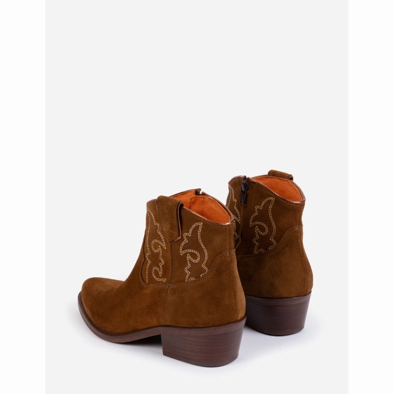 Penelope Chilvers Cassidy Suede Embroidered Ladies Boot - Peat Exclusive Savings Event Best Deal Online