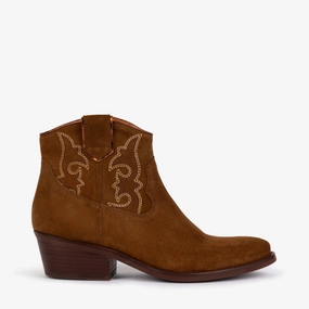 Penelope Chilvers Cassidy Suede Embroidered Ladies Boot - Peat Hot Savings Alert