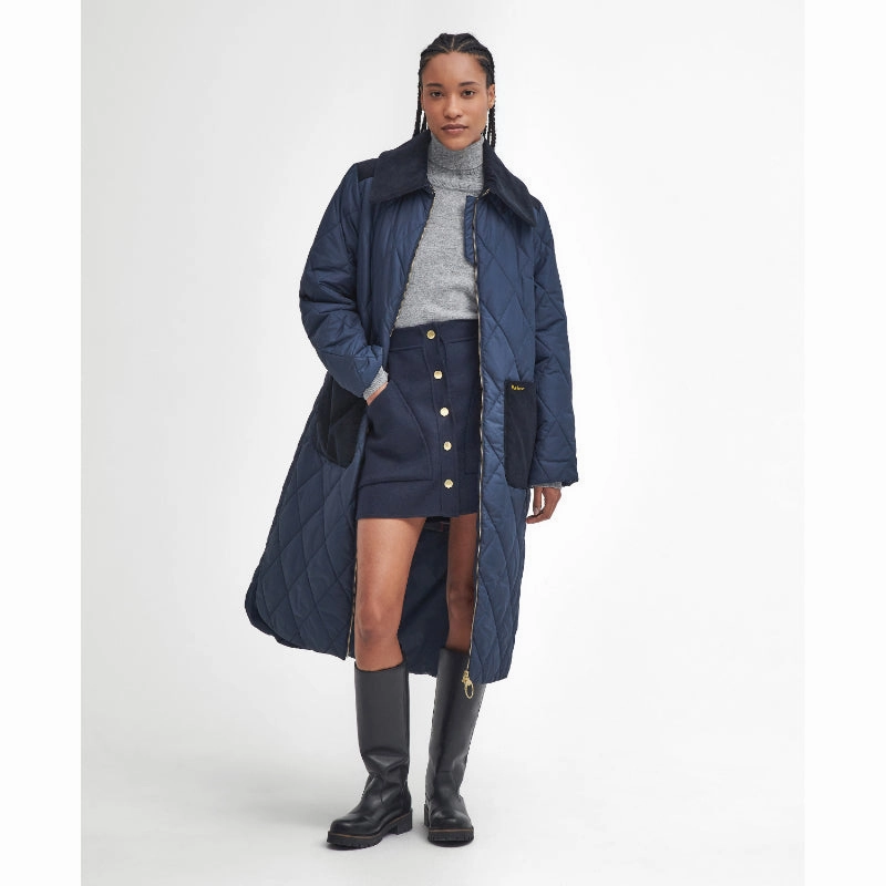 Barbour Malton Quilt Ladies Jacket - Navy/Classic Limited Stock Offer