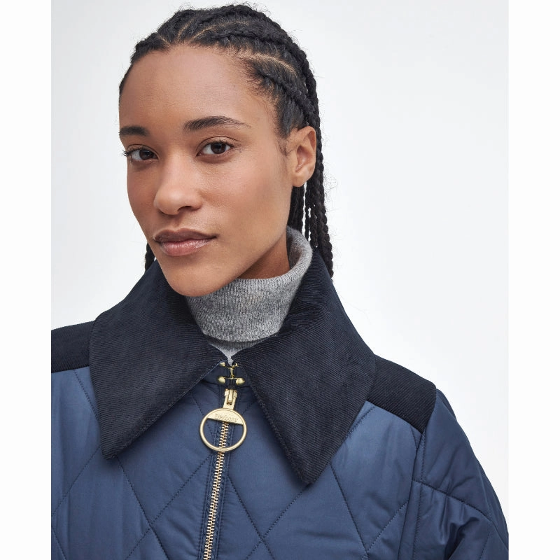 Hot Item Clearance Limited Time Offer Barbour Malton Quilt Ladies Jacket - Navy/Classic