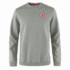 Fjallraven 1960 Logo Badge Sweater Grey Melange Trending Deals Today