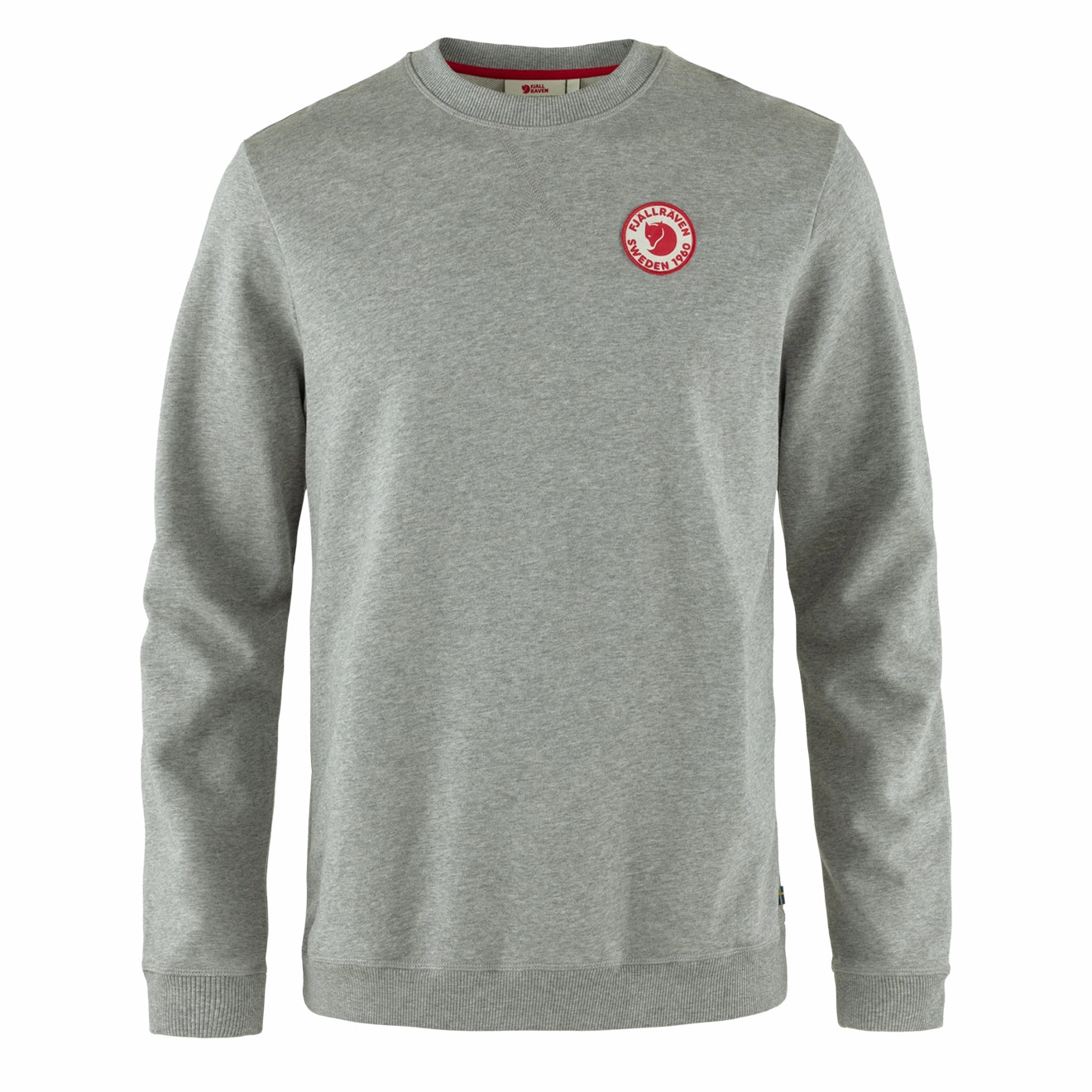 Sale Ending Soon Fjallraven 1960 Logo Badge Sweater Grey Melange
